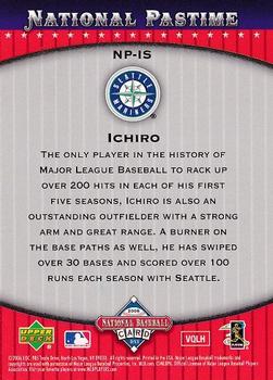 2006 National Baseball Card Day - Upper Deck National Pastime #NP-IS Ichiro Back