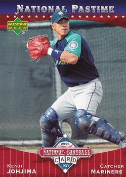 2006 National Baseball Card Day - Upper Deck National Pastime #NP-KJ Kenji Johjima Front