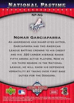 2006 National Baseball Card Day - Upper Deck National Pastime #NP-NG Nomar Garciaparra Back