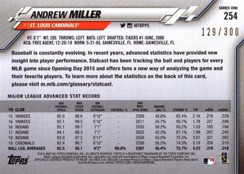 2020 Topps - Advanced Stat #254 Andrew Miller Back