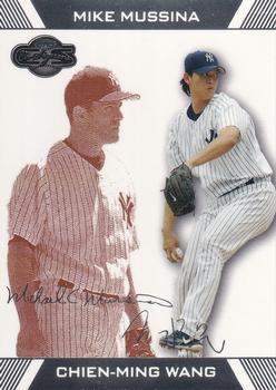 2007 Topps Co-Signers - Bronze #9 Chien-Ming Wang / Mike Mussina Front