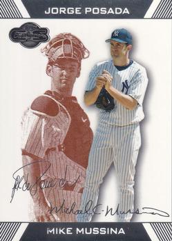 2007 Topps Co-Signers - Bronze #26 Mike Mussina / Jorge Posada Front