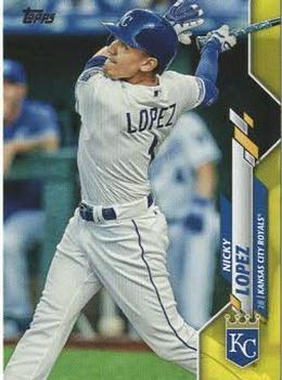 2020 Topps - Yellow #3 Nicky Lopez Front