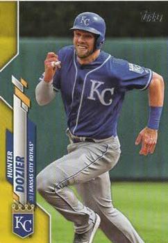 2020 Topps - Yellow #54 Hunter Dozier Front