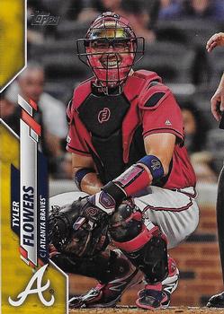 2020 Topps - Yellow #142 Tyler Flowers Front