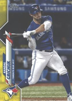 2020 Topps - Yellow #231 Randal Grichuk Front
