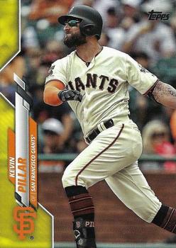 2020 Topps - Yellow #334 Kevin Pillar Front
