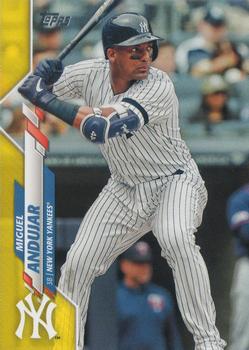 2020 Topps - Yellow #398 Miguel Andujar Front