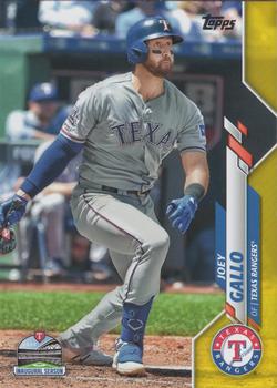 2020 Topps - Yellow #415 Joey Gallo Front