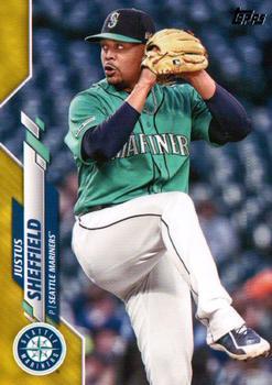 2020 Topps - Yellow #451 Justus Sheffield Front