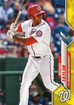 2020 Topps - Yellow #581 Michael Taylor Front