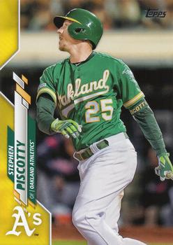 2020 Topps - Yellow #593 Stephen Piscotty Front