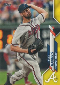2020 Topps - Yellow #610 Cole Hamels Front