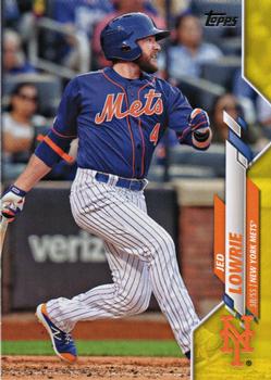 2020 Topps - Yellow #649 Jed Lowrie Front