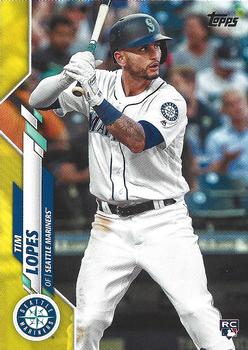 2020 Topps - Yellow #654 Tim Lopes Front