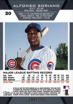 2007 Topps Co-Signers - Gold #20 Alfonso Soriano / Derrek Lee Back