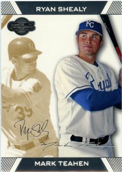 2007 Topps Co-Signers - Gold #23 Mark Teahen / Ryan Shealy Front