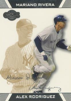 2007 Topps Co-Signers - Gold #25 Alex Rodriguez / Mariano Rivera Front