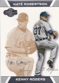 2007 Topps Co-Signers - Gold #87 Kenny Rogers / Nate Robertson Front