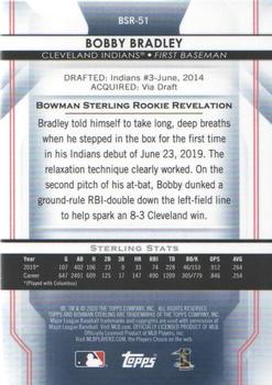 2020 Bowman Sterling #BSR-51 Bobby Bradley Back
