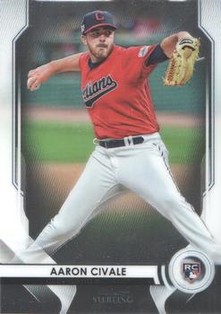 2020 Bowman Sterling #BSR-74 Aaron Civale Front