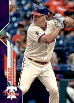 2020 Topps - Purple #132 Jay Bruce Front