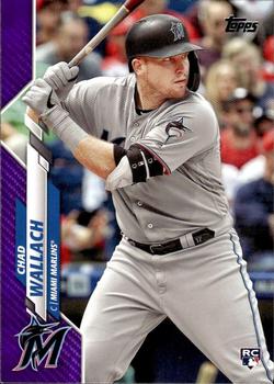 2020 Topps - Purple #658 Chad Wallach Front