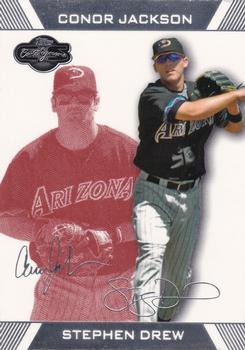 2007 Topps Co-Signers - Red #36 Stephen Drew / Conor Jackson Front