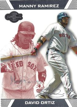 2007 Topps Co-Signers - Red #49 David Ortiz / Manny Ramirez Front