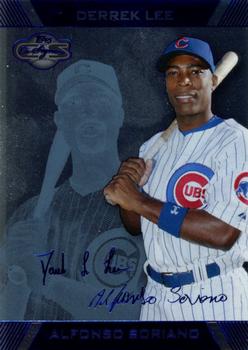 2007 Topps Co-Signers - Silver Blue #20 Alfonso Soriano / Derrek Lee Front