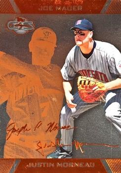 2007 Topps Co-Signers - Silver Bronze #31 Justin Morneau / Joe Mauer Front