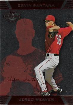 2007 Topps Co-Signers - Silver Red #2 Jered Weaver / Ervin Santana Front