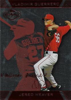2007 Topps Co-Signers - Silver Red #2 Jered Weaver / Vladimir Guerrero Front