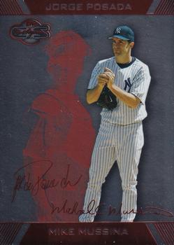 2007 Topps Co-Signers - Silver Red #26 Mike Mussina / Jorge Posada Front