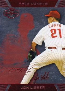 2007 Topps Co-Signers - Silver Red #56 Jon Lieber / Cole Hamels Front