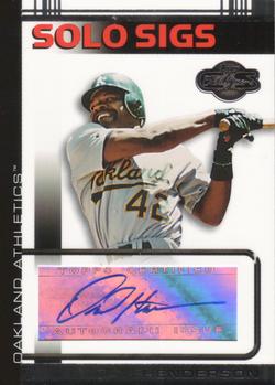 2007 Topps Co-Signers - Solo Sigs #SS-DH Dave Henderson Front