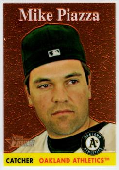 2007 Topps Heritage - Chrome #THC77 Mike Piazza Front
