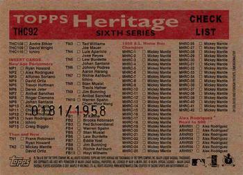 2007 Topps Heritage - Chrome #THC92 Team Card Back