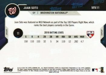 2020 Topps Now MLB Network's Top 100 #MN11 Juan Soto Back