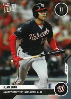 2020 Topps Now MLB Network's Top 100 #MN11 Juan Soto Front