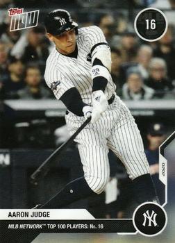 2020 Topps Now MLB Network's Top 100 #MN16 Aaron Judge Front