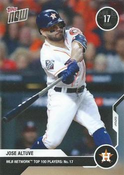 2020 Topps Now MLB Network's Top 100 #MN17 Jose Altuve Front