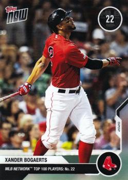 2020 Topps Now MLB Network's Top 100 #MN22 Xander Bogaerts Front