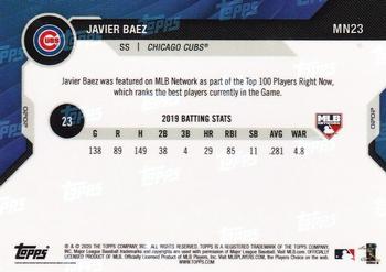 2020 Topps Now MLB Network's Top 100 #MN23 Javier Baez Back