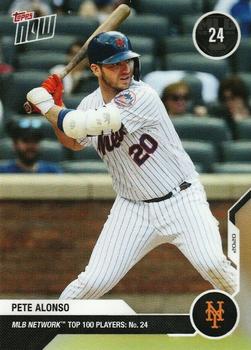 2020 Topps Now MLB Network's Top 100 #MN24 Pete Alonso Front