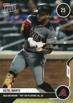 2020 Topps Now MLB Network's Top 100 #MN25 Ketel Marte Front