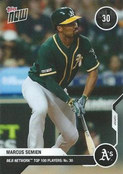 2020 Topps Now MLB Network's Top 100 #MN30 Marcus Semien Front