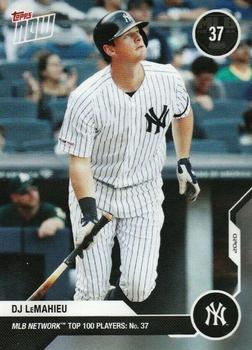 2020 Topps Now MLB Network's Top 100 #MN37 DJ LeMahieu Front