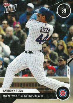 2020 Topps Now MLB Network's Top 100 #MN39 Anthony Rizzo Front
