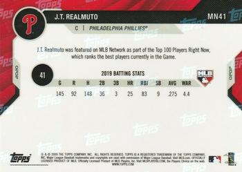 2020 Topps Now MLB Network's Top 100 #MN41 J.T. Realmuto Back